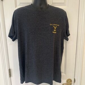 Wrangler Yellowstone Charcoal Graphic  Tee